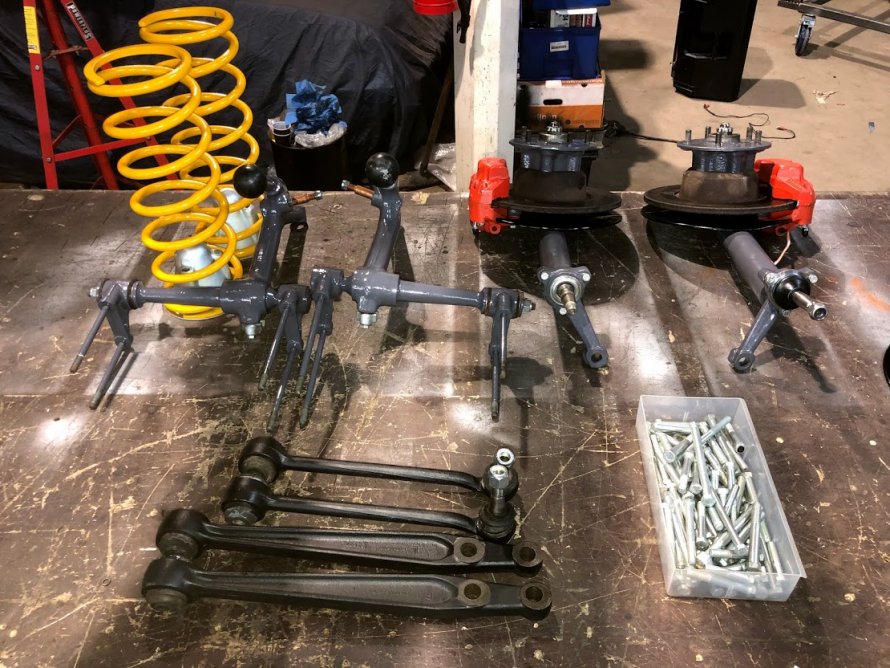 gereviseerde voorwielophanging gereed voor montage
