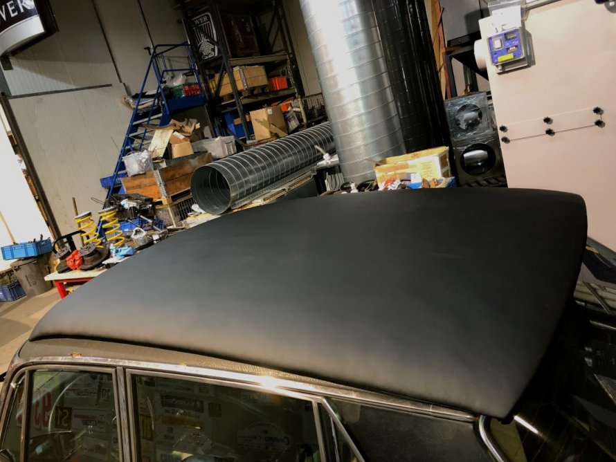 Nieuw dakvinyl (incl. extra foam laag...)