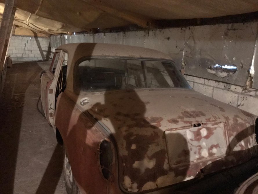 BARN FIND; Rover P5 1964 "abandoned project / Stone grey" (for sale)