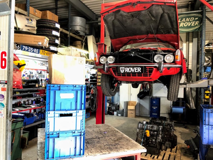 "werktafel leeg", P6 3500 gereed.....