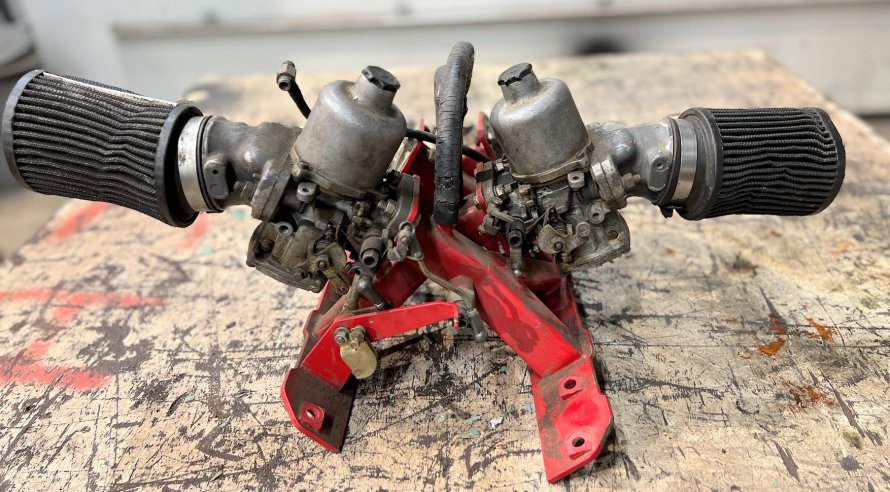 Rover BOXER inlaatspruitstuk & carbs