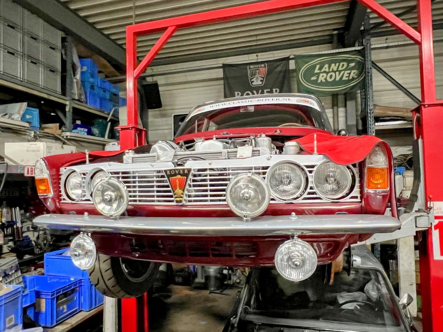 Rover P6 "originele Lucas gemonteerd"