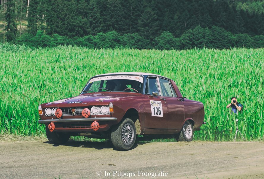 Dag 4 : Eifel Rallye Festival 2023 - Rover P6 2000TC 1965 * de laatste 2 boucles*