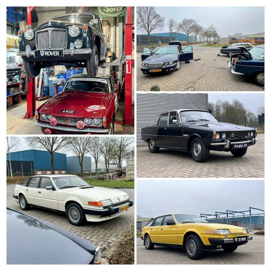 CLASSIC-ROVER WORKSHOP, P2-P3-P4-P5-P6 SD1 en youngtimers!