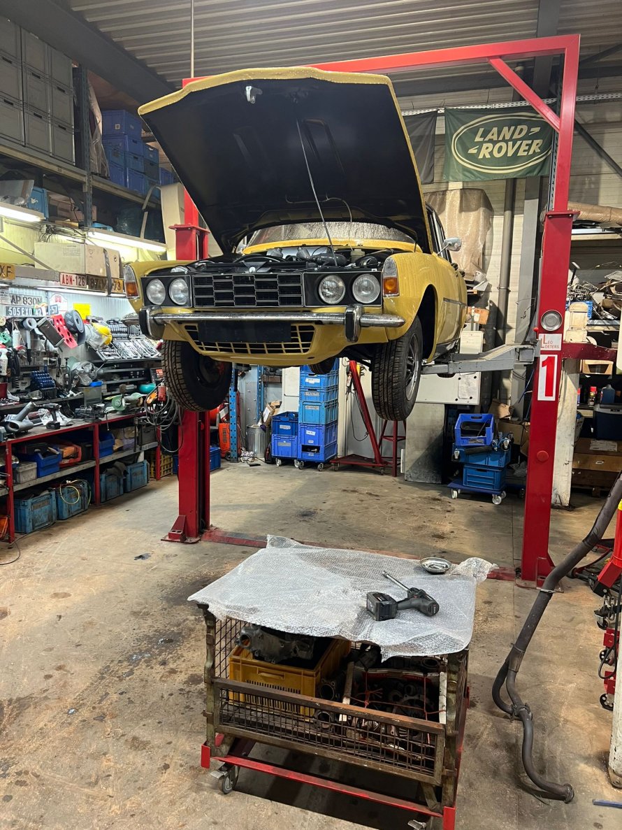 Rover P6 3500 dagje "mechanische afwerking"