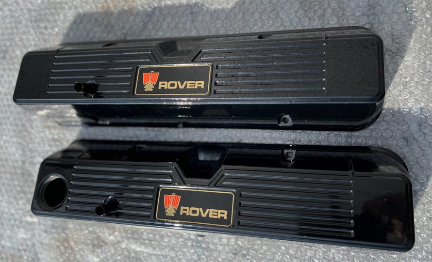 Rover V8 rocker covers **on stock**
