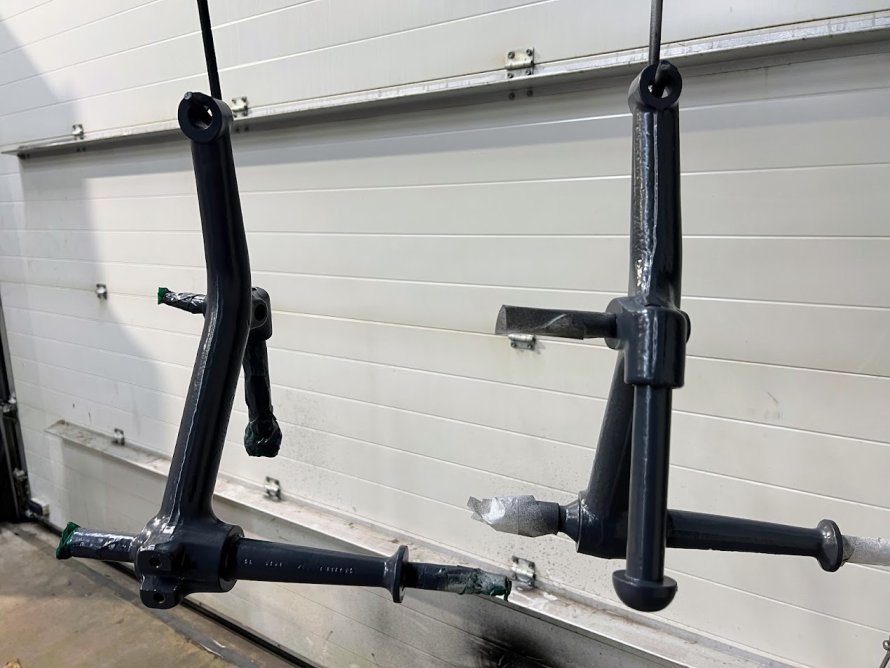 Techno Classica deel 2 : voorwiel ophanging