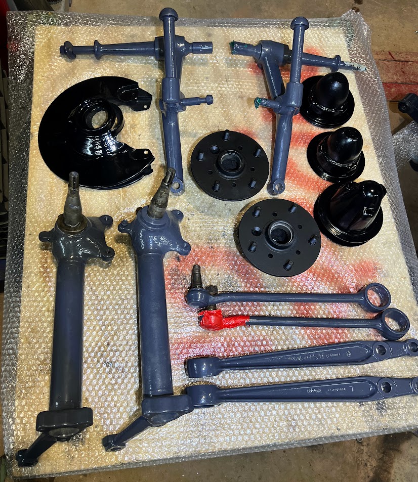 Techno Classica deel 3 : voorwiel ophanging