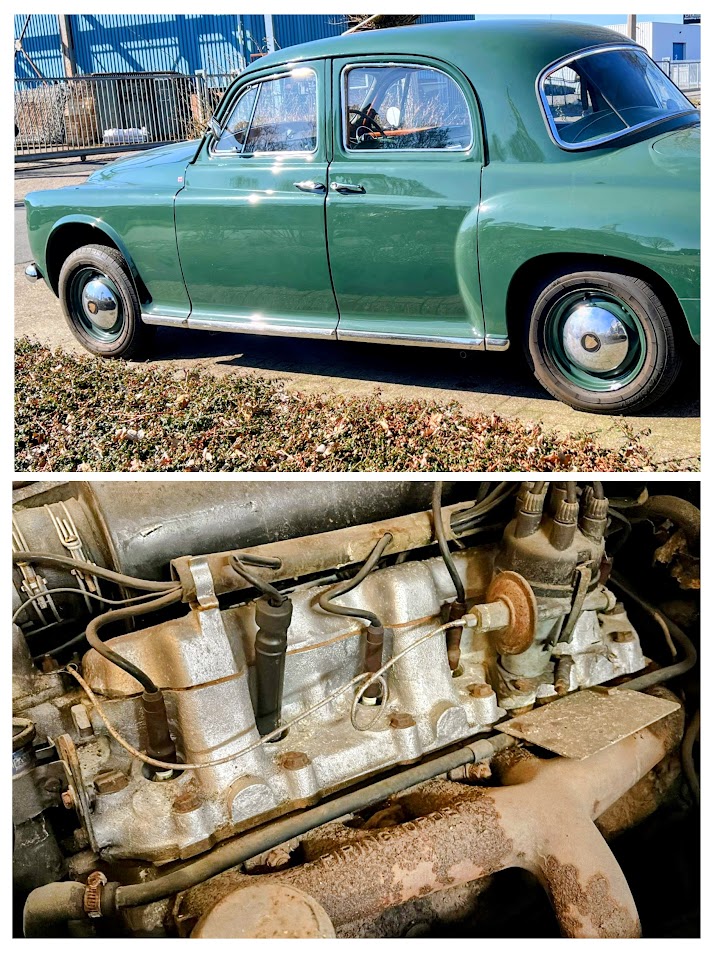 ROVER P4 engine swap; next job