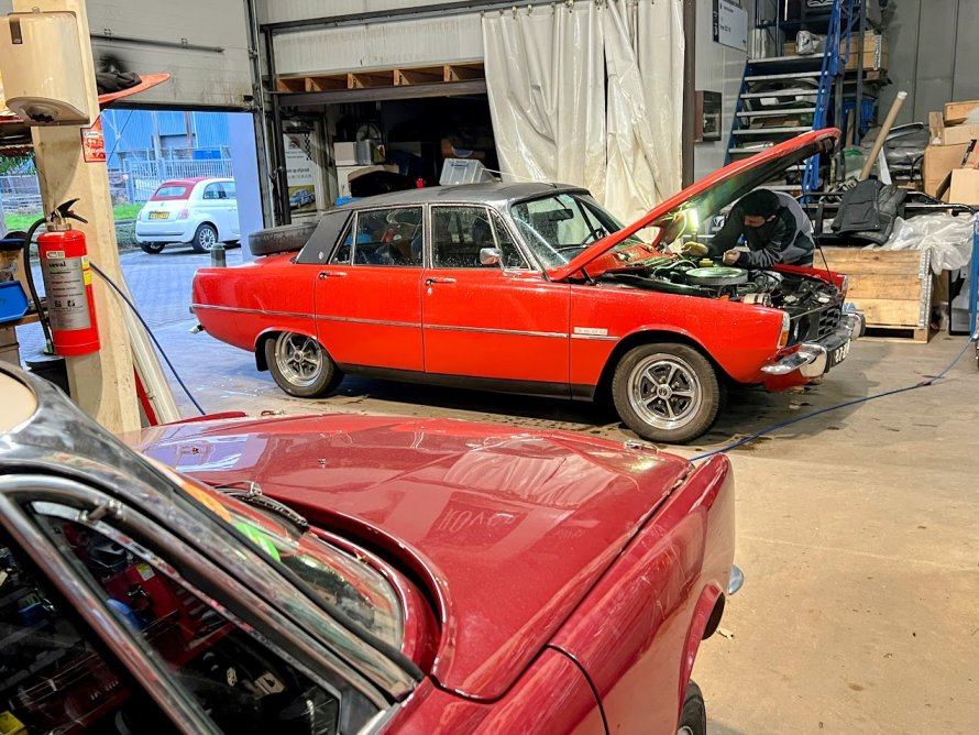 Rover P6 3500 "heater reparatie"