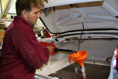 De eerste 5 ltr. brandstof........