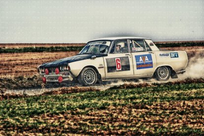 Classic Rover Rally Team : Finish in Rallye Melsungen