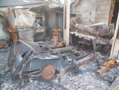 Brand....... einde oefening !