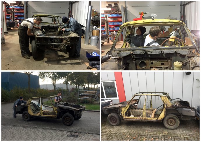 "demontagedag" Rover 2000TC ontmantelen !