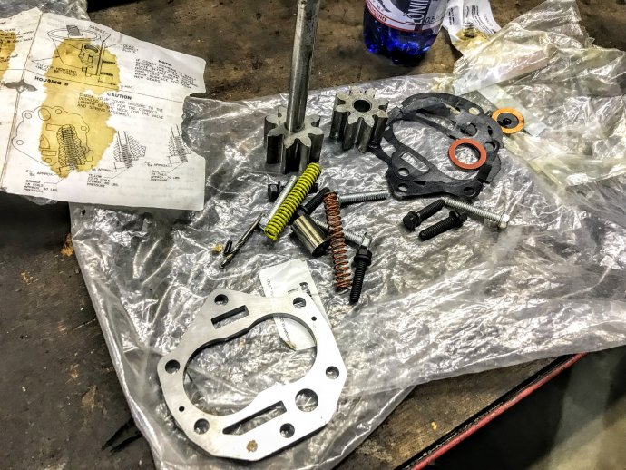 Aanpassing oliepomp P6 hoge druk