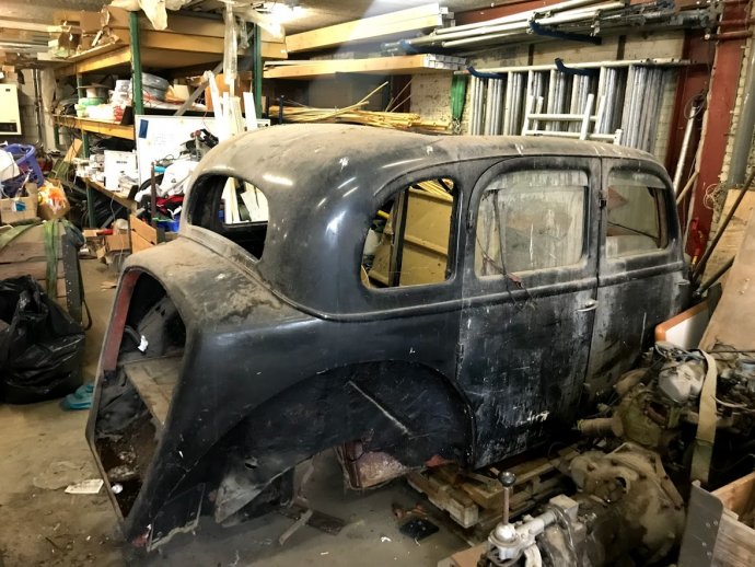 Rover P3 75 1948 - "een projectje...."