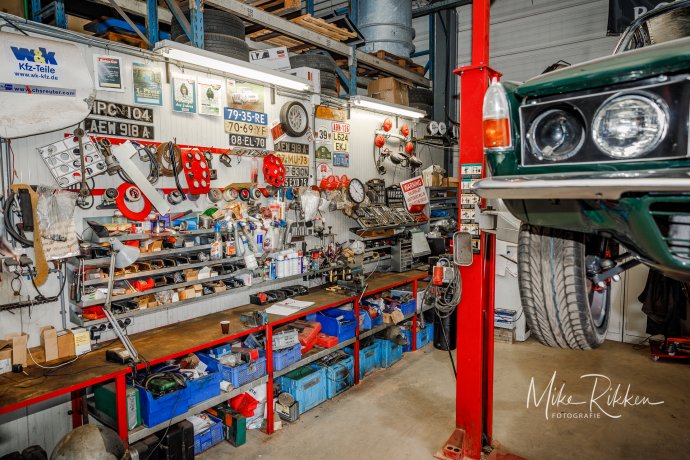 SFEER IMPRESSIE : Classic-Rover werkplaats ...