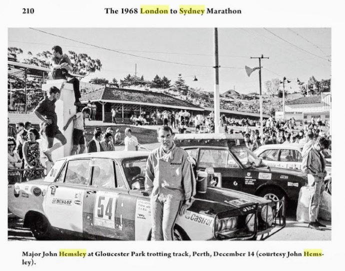 1968 : Rover 2000 @ London to Sidney marathon