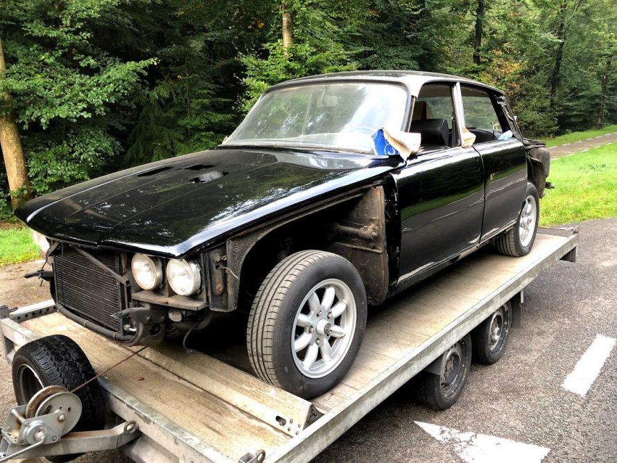 Body in de kleur : black Rover P6 3500S NADA