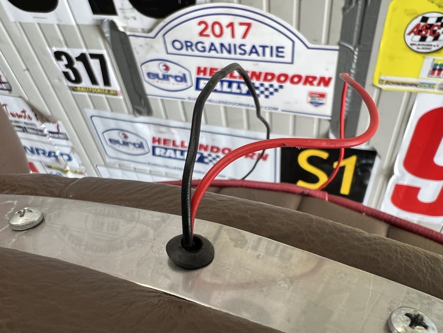 Met zitting & rug verwarmd😁