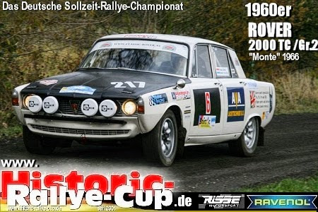 Inschrijving HRC 2020 : Rover P6 2000TC Monte Carlo