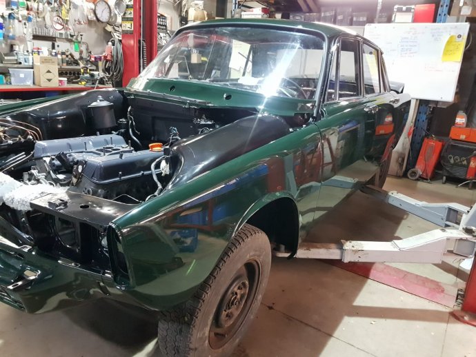 Rover P6 3500 : afbouw begonnen