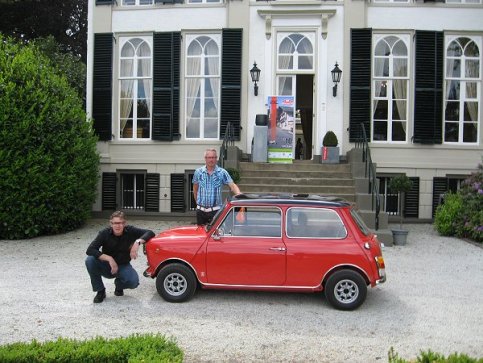 Bertus Hengstman 4e in Mini Cooper
