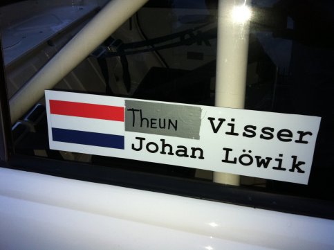 Debuut voor Theun Visser  !