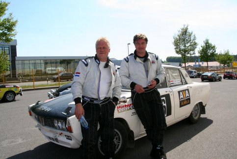 Classic Rover Rally Team start in Classic Euregio 