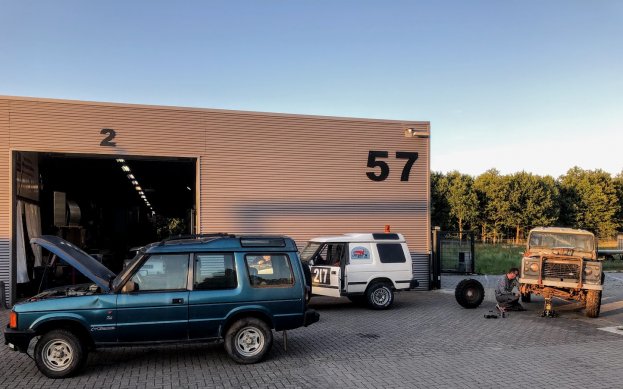 Voorbereidingen voor dagje Fursten Forest 4x4......